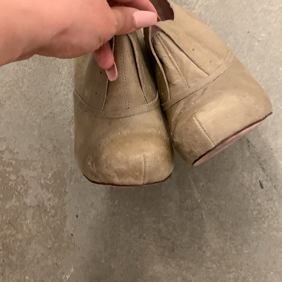 Betsey Johnson Tan Heeled Booties - Picture 3 of 6